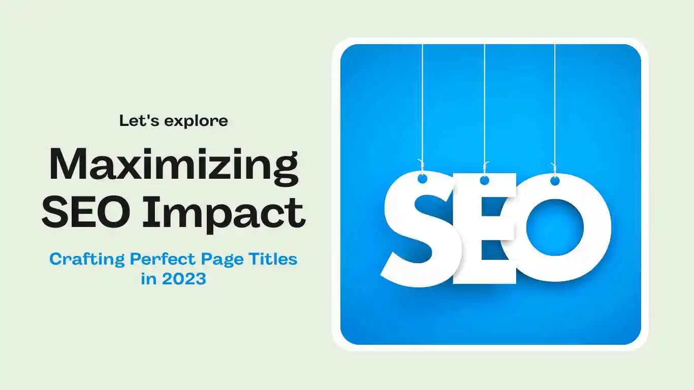 Maximizing SEO Impact Page title
